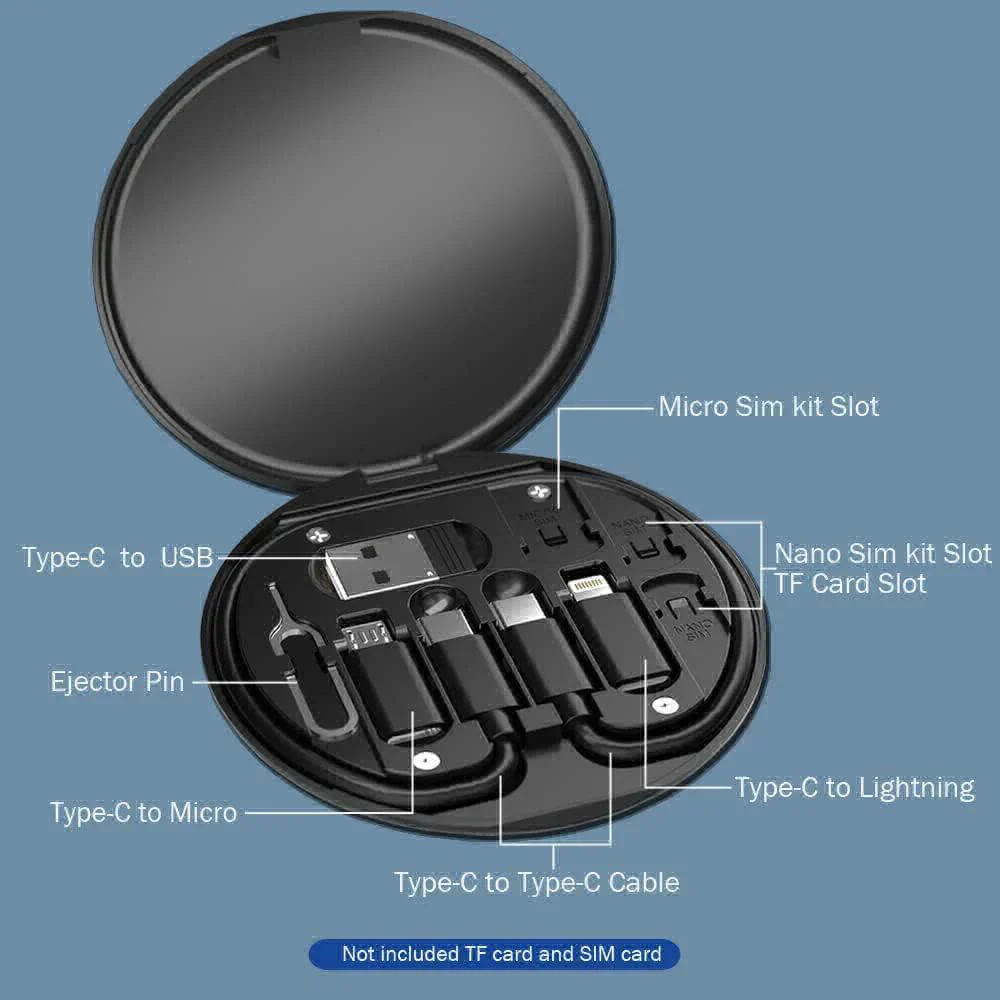 Cable Type‑C USB Multiple Charging Set Ios - Image 5